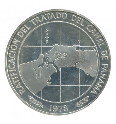 10 Balboas - Panama Argent