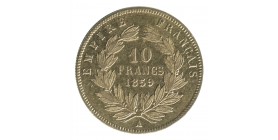 10 Francs Napoléon III Tête Nue Grand Module