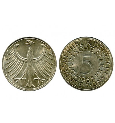 5 Marks Allemagne Argent