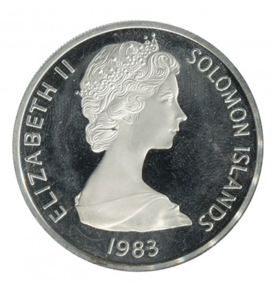 10 Dollars Elisabeth II - Iles Salomon Argent