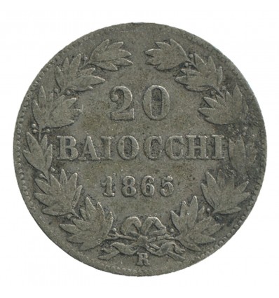 20 Baiocchi Pie IX - Vatican Argent