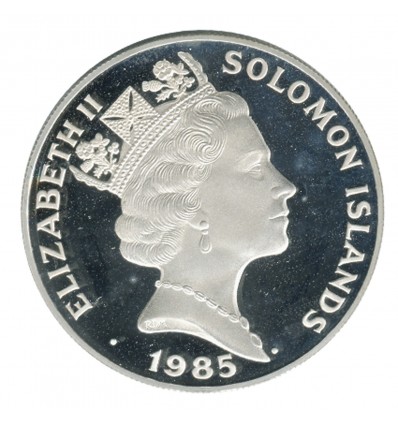 5 Dollars Elisabeth II - Iles Salomon Argent