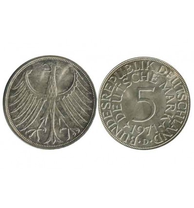 5 Marks Allemagne Argent