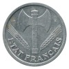 2 Francs Bazor Aluminium Etat Français