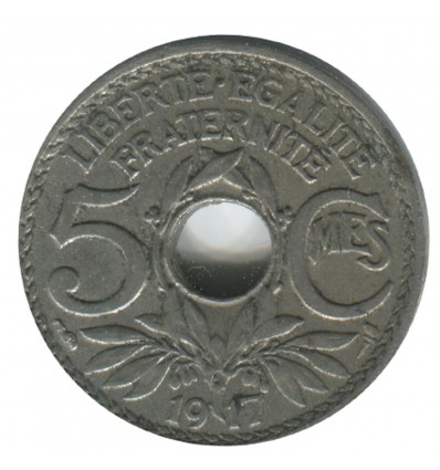 5 Centimes Lindauer Grand Module Troisième République