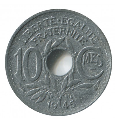 10 Centimes Lindauer Petit Module Gouvernement Provisoire