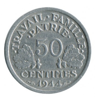 50 Centimes Bazor Aluminium Etat Français