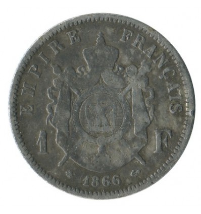 1 Franc Napoléon III Tête Laurée Second Empire