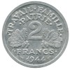 2 Francs Bazor Aluminium Etat Français