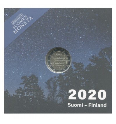 2 Euros Commémoratives Finlande 2020 - Belle Epreuve