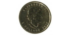 5 Dollars Elisabeth II 2012 - Canada