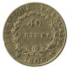 40 Francs Napoléon Ier Tête Nue Calendrier Grégorien