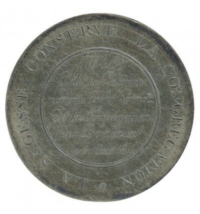 Médaille en argent Mr Jules de Polignac