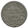2 Francs Suisse Argent - Confederation