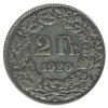 2 Francs Suisse Argent - Confederation