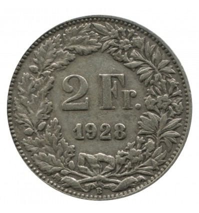 2 Francs Suisse Argent - Confederation