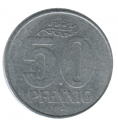 50 Pfennig Allemagne Démocratique