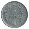 5 Francs Lavrillier Aluminium Quatrième République