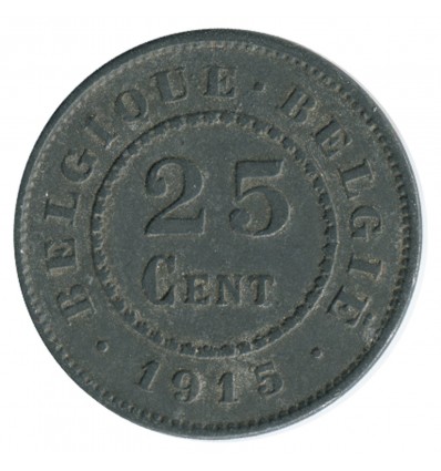 25 Centimes - Belgique Occupation Allemande