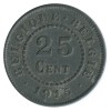 25 Centimes - Belgique Occupation Allemande