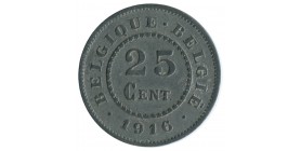 25 Centimes - Belgique Occupation Allemande