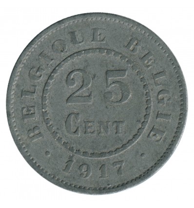 25 Centimes - Belgique Occupation Allemande