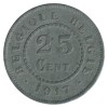 25 Centimes - Belgique Occupation Allemande