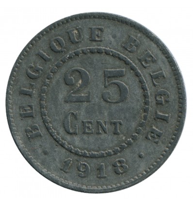 25 Centimes - Belgique Occupation Allemande