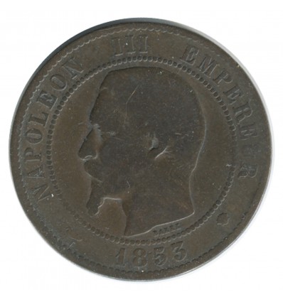 10 Centimes Napoléon III Tête Nue Second Empire