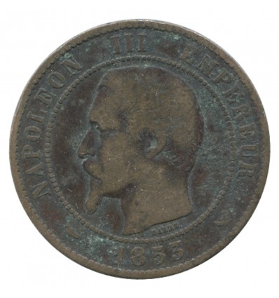 10 Centimes Napoléon III Tête Nue Second Empire