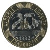 20 Francs Mont-Saint-Michel