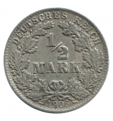 1/2 Mark - Allemagne Argent