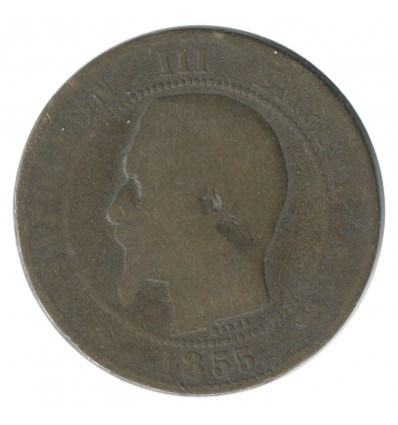 10 Centimes Napoléon III Tête Nue Second Empire