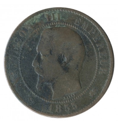 10 Centimes Napoléon III Tête Nue Second Empire