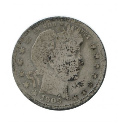 1/4 Dollar Barber - Etats-Unis Argent