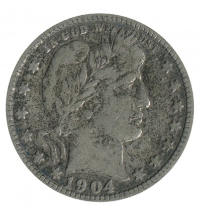 1/4 Dollar Barber - Etats-Unis Argent