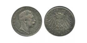 2 Marks Guillaume II Allemagne Argent - Prusse