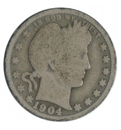 1/4 Dollar Barber - Etats-Unis Argent