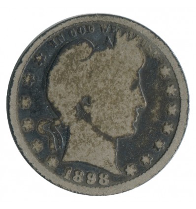 1/4 Dollar Barber - Etats-Unis Argent