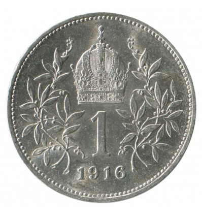 1 Couronne François Joseph Ier Tête Nue - Autriche Argent