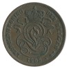 2 Centimes Leopold II Légende Flamande - Belgique