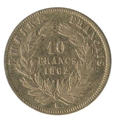 10 Francs Napoléon III Tête Laurée Grand Module