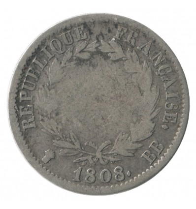 1 Franc Napoléon Ier Tête Laurée Revers République