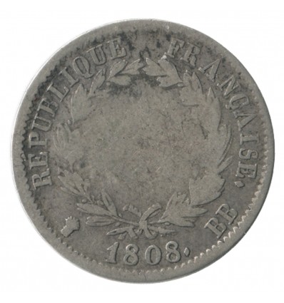 1 Franc Napoléon Ier Tête Laurée Revers République