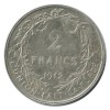 2 Francs Albert Ier Légende Française - Belgique Argent