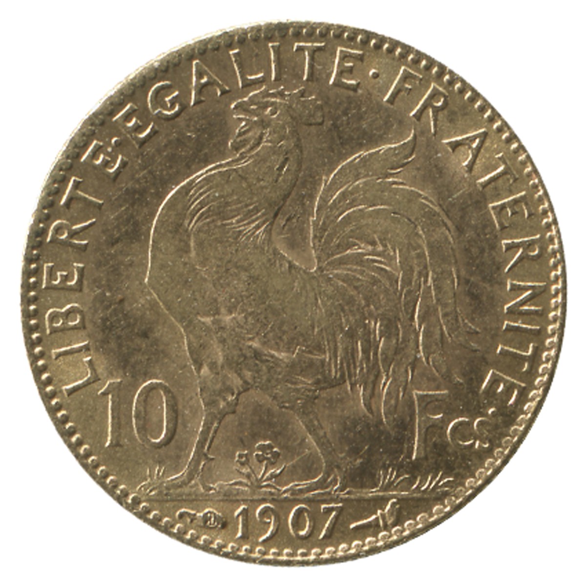 Valeur Pièce 10 Francs Or 1912 Coq Et Marianne