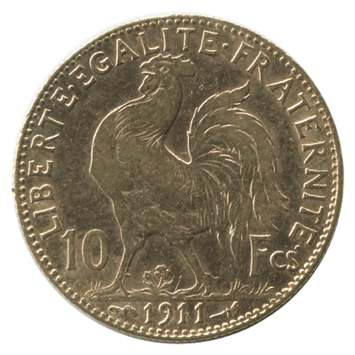 Valeur Pièce 10 Francs Or 1912 Coq Et Marianne
