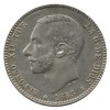 1 Peseta Alphonse XII - Espagne Argent