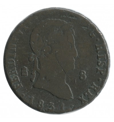 8 Maravedis Ferdinand VII - Espagne