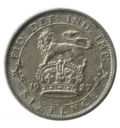 6 Pence Georges V - Grande Bretagne Argent